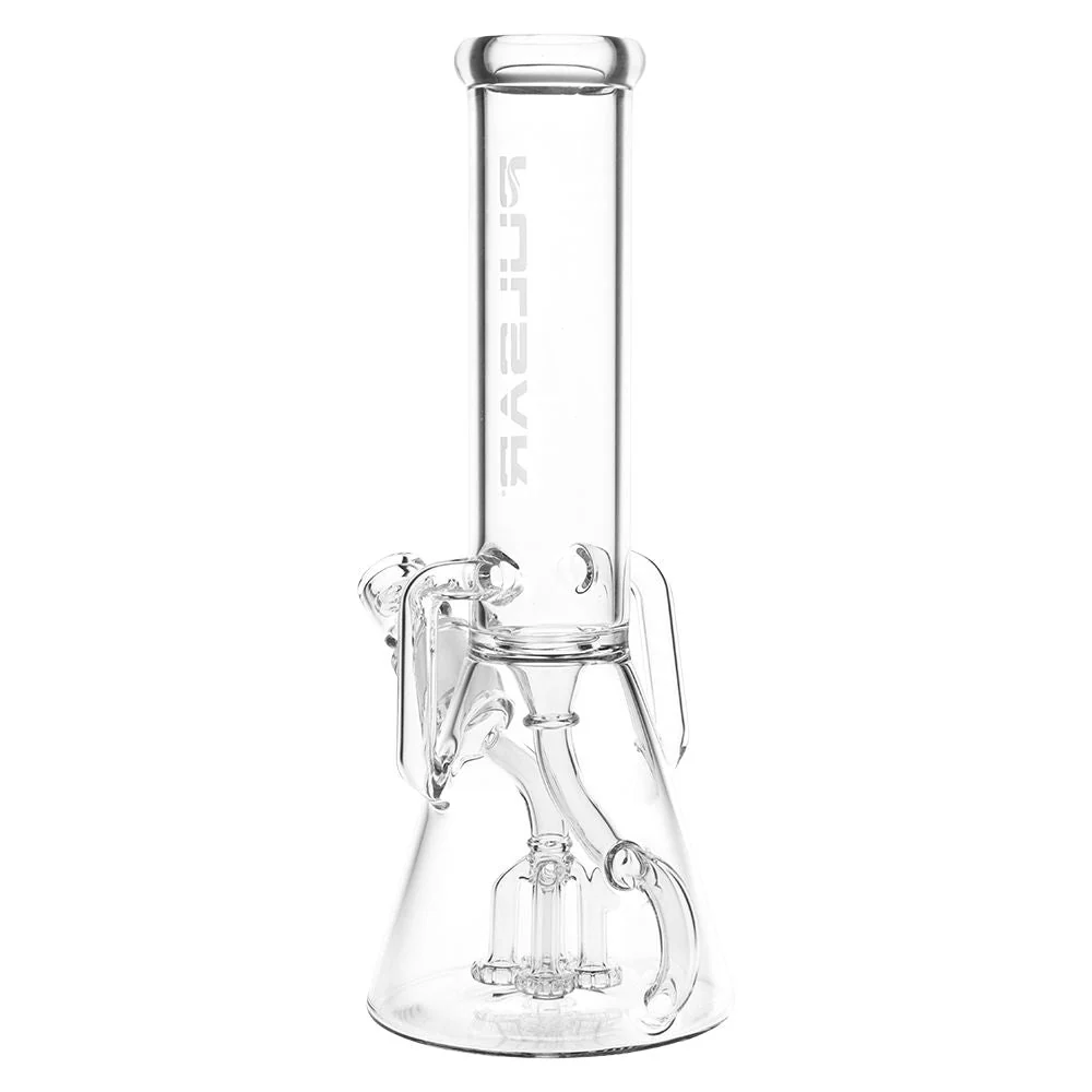 Quad-Arm Mini Perc Recycler Beaker Water Pipe - Image 2