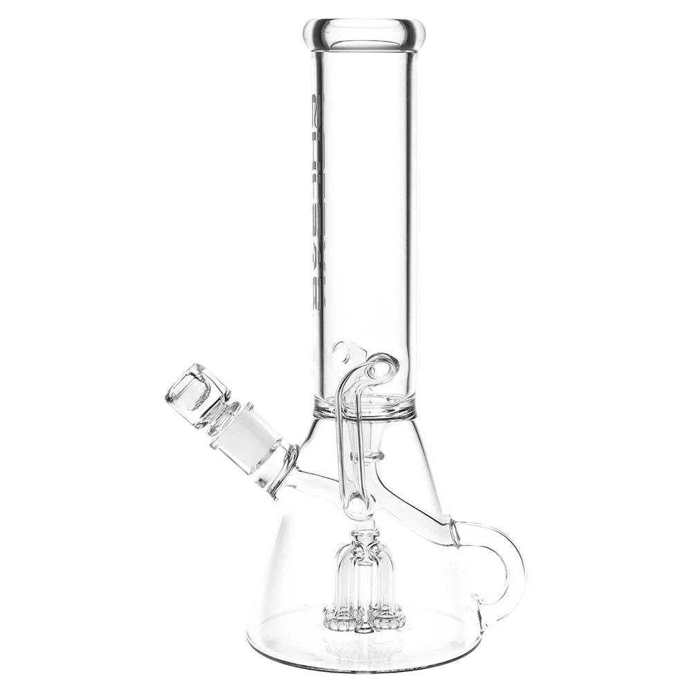 Quad-Arm Mini Perc Recycler Beaker Water Pipe - Image 3