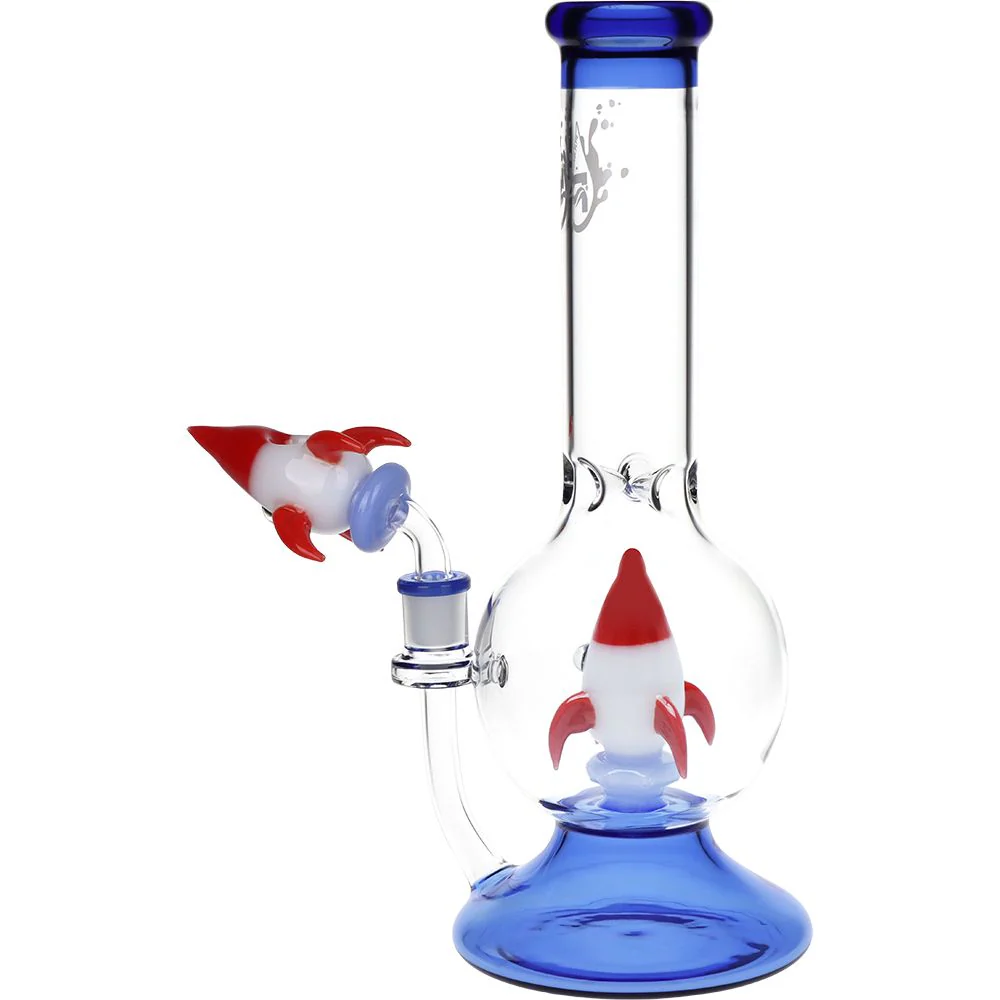 Rocketship Glass Water Pipe - Image 6