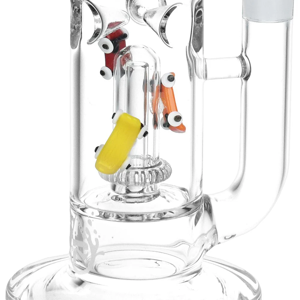 Skate or Die Straight Tube Glass Water Pipe - Image 3