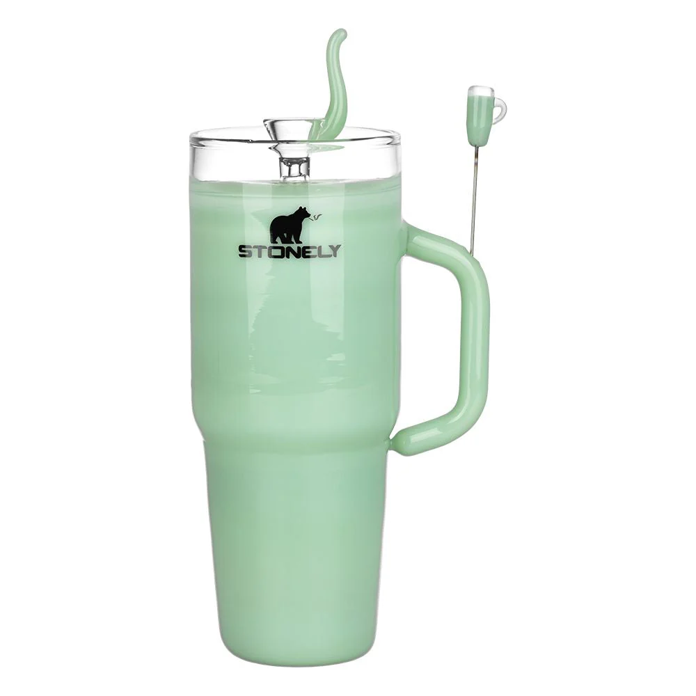 Stonely Cup Glass Water Pipe - Image 6
