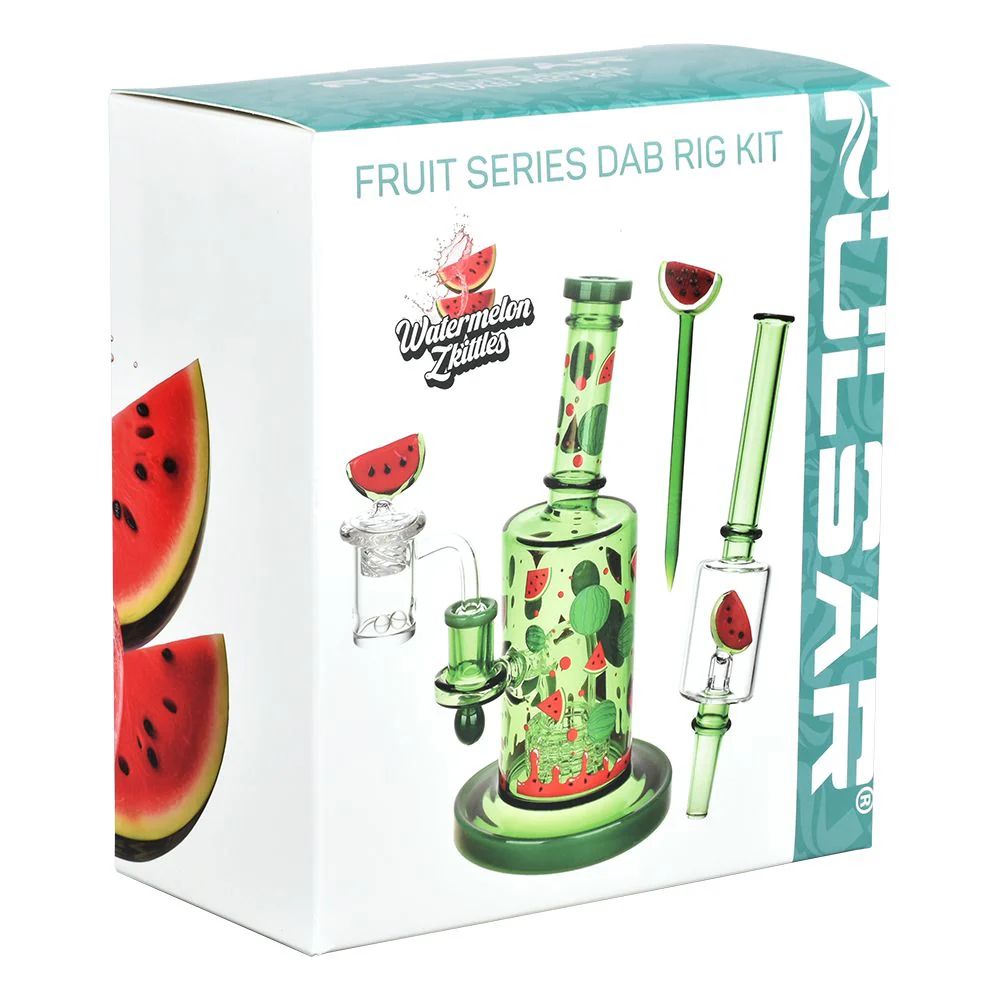 Pulsar Watermelon Zkittles Glow In The Dark Dab Rig Kit - Image 3
