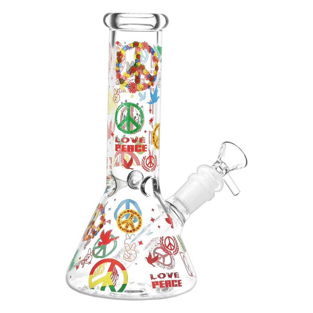 World Peace Beaker Glass Water Pipe - Image 2
