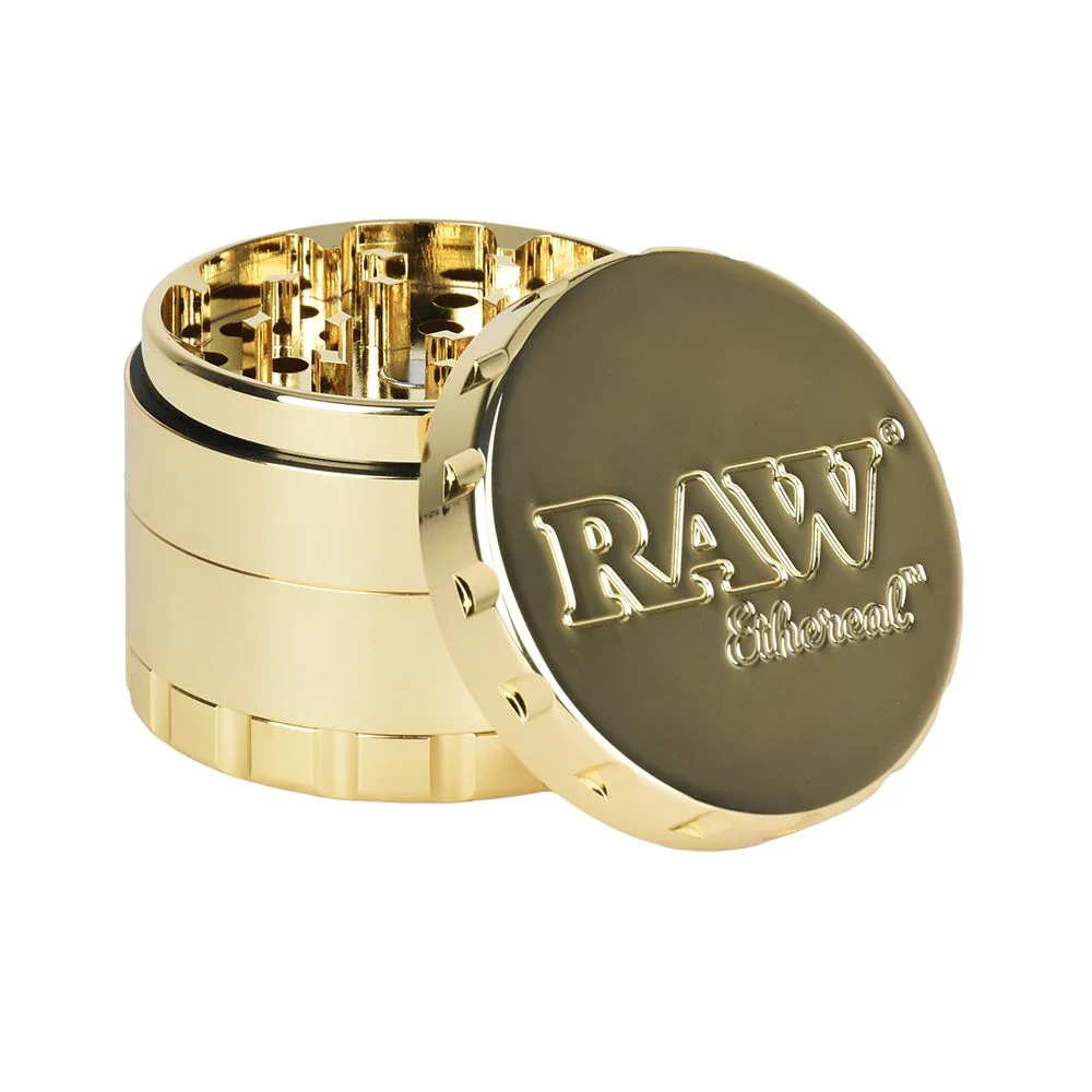RAW Ethereal Gold-Plated Stainless Steel Grinder (4 Piece)