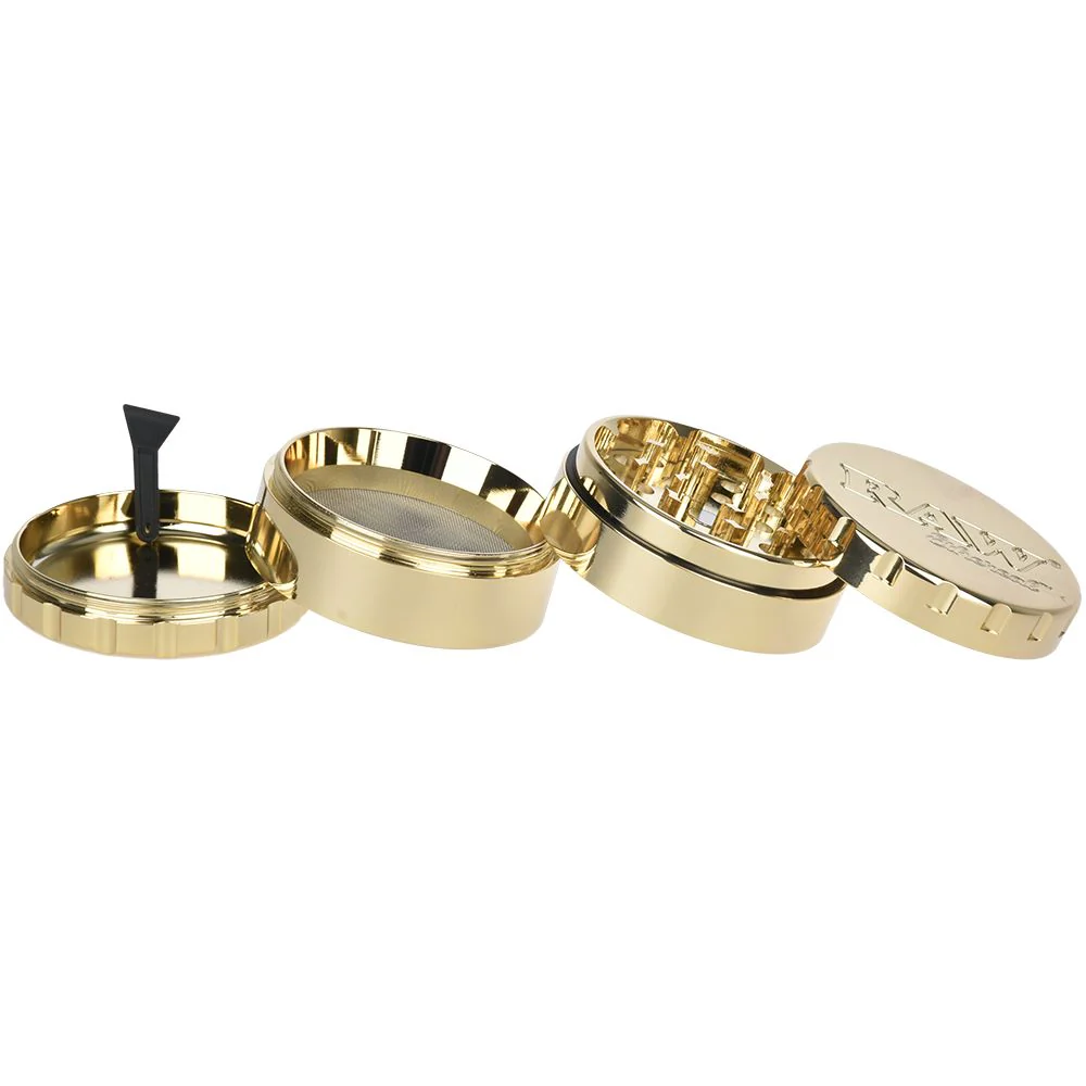 RAW Ethereal Gold-Plated Stainless Steel Grinder (4 Piece) - Image 3