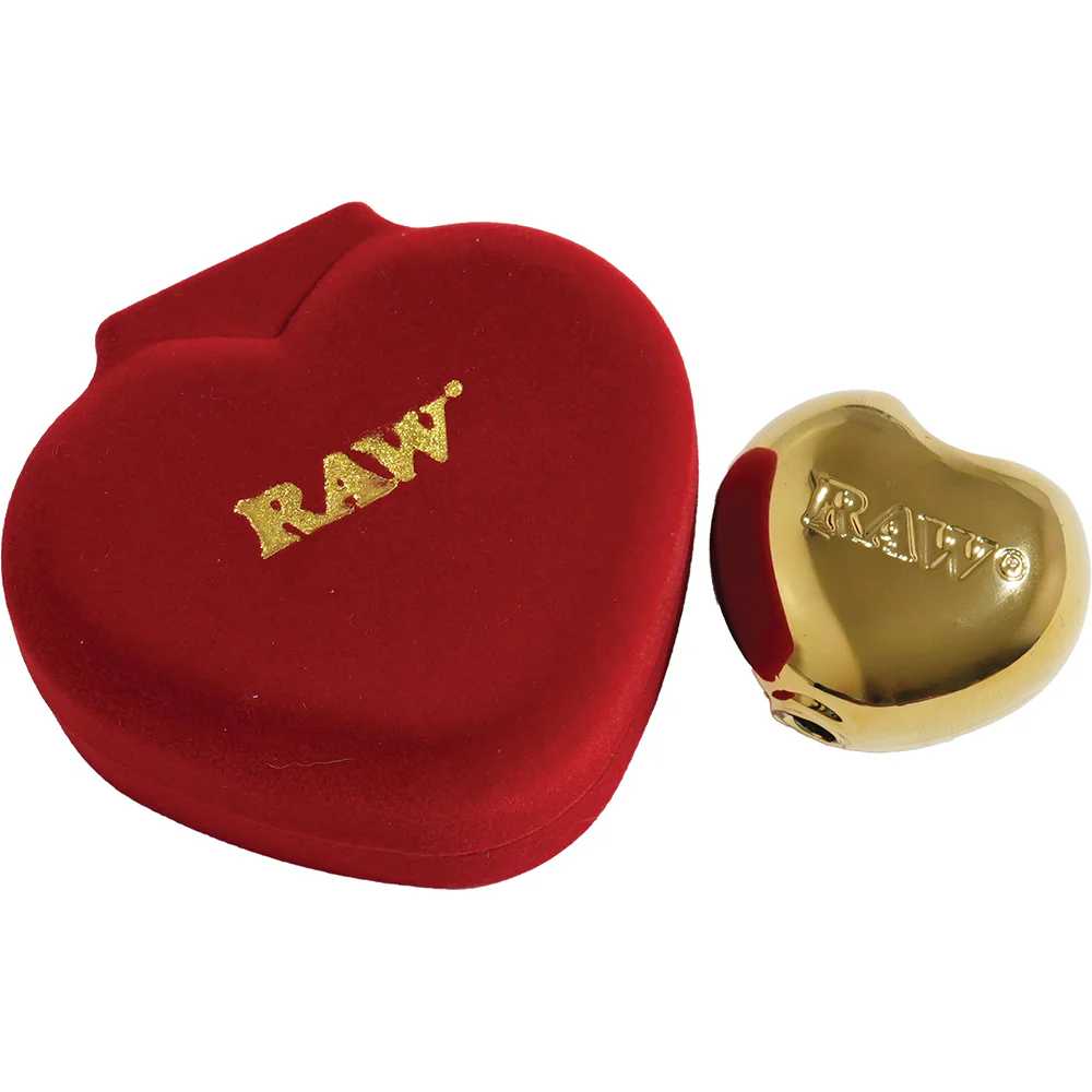 RAW Gold Glass Heart Cone Holder (Limited Edition) - Image 2