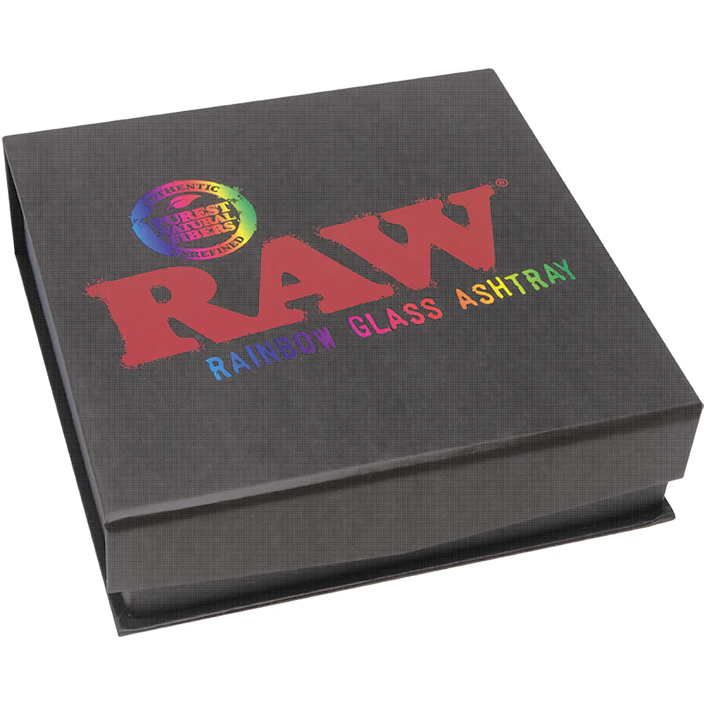 RAW 'Rainbow' Glass Ash Tray - Image 3