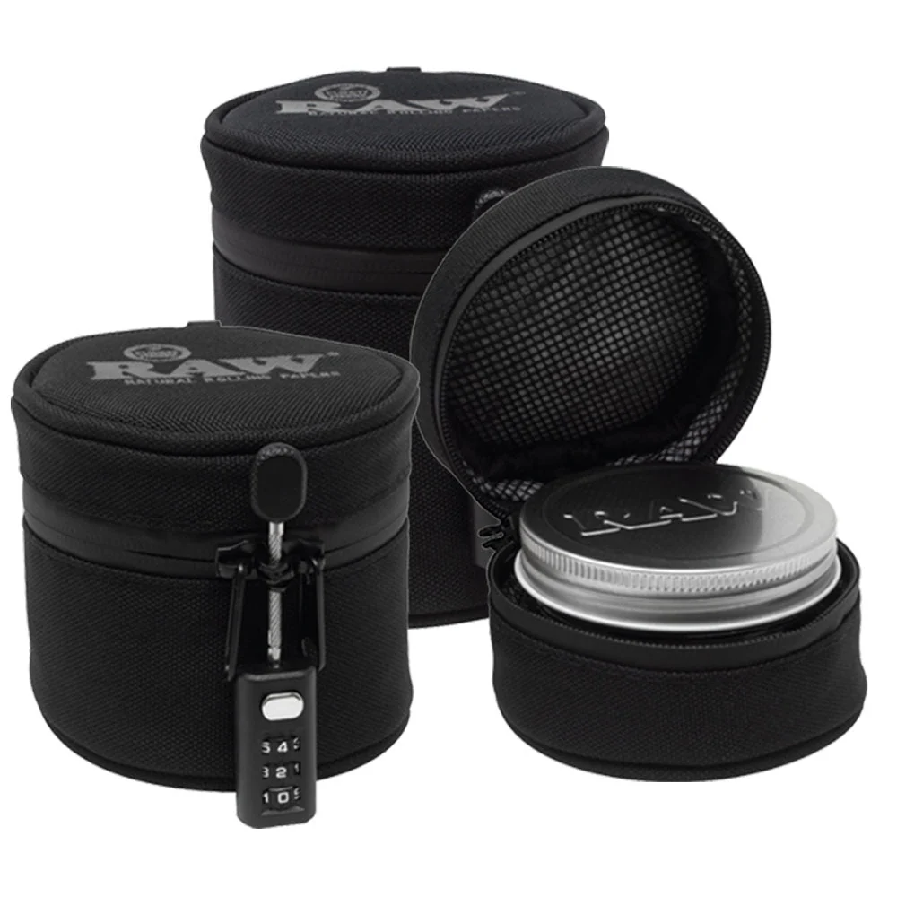 RAW Smell Proof Jar & Cozy w/ Lock - Image 2