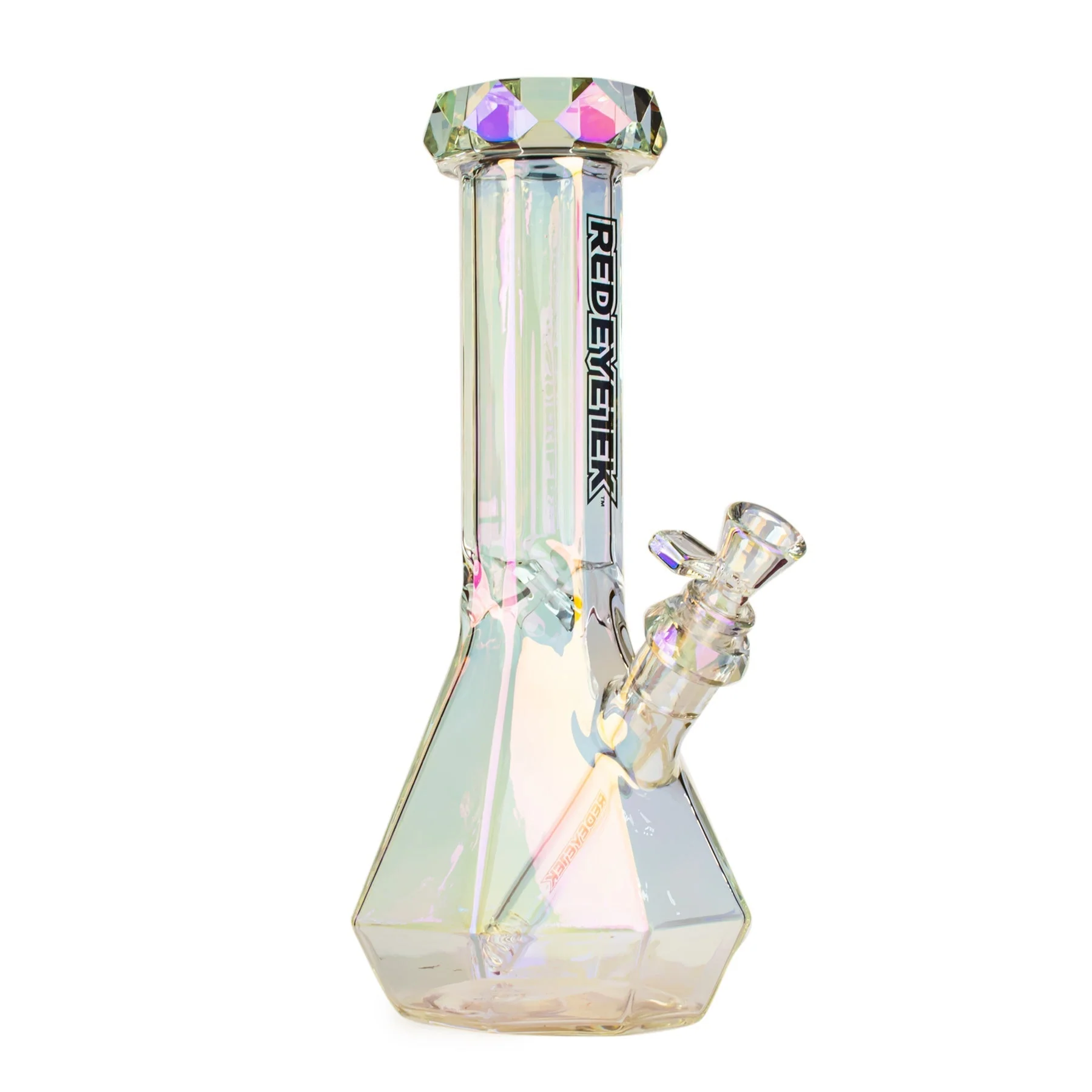 Red Eye Tek 12" Orion Beaker Base Glass Water Pipe - Image 3