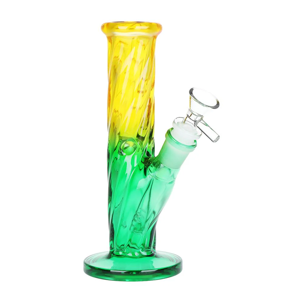 Twist Ombre Straight Tube Glass Water Pipe - Image 3