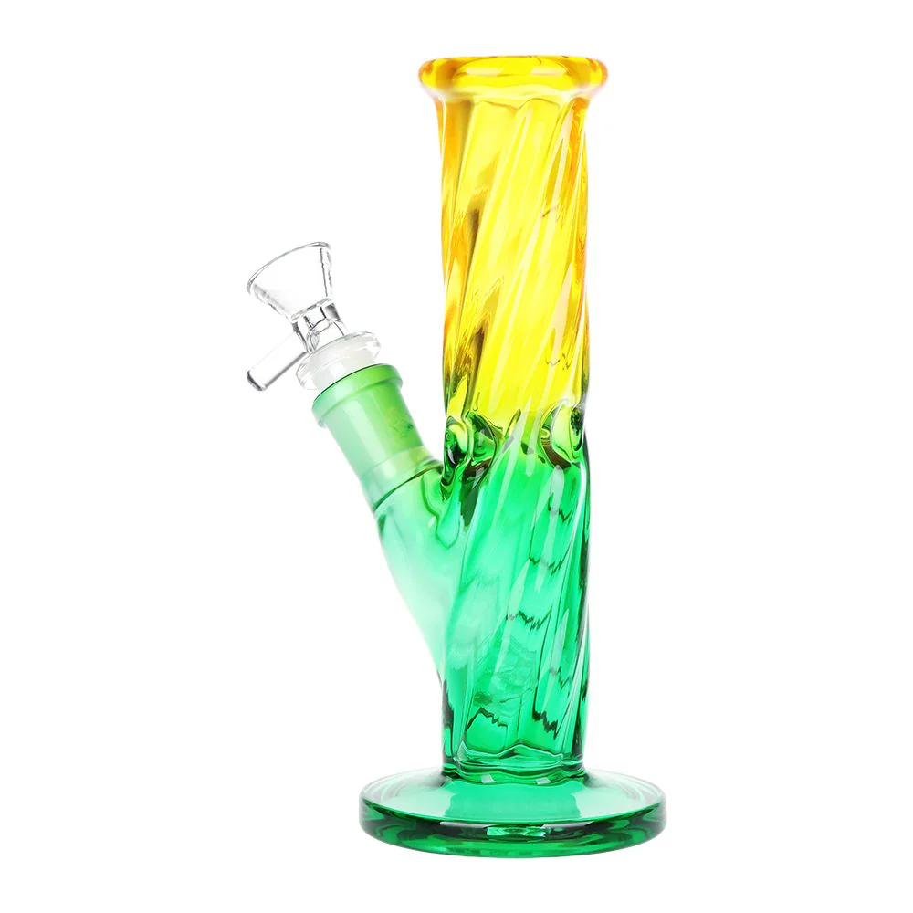 Twist Ombre Straight Tube Glass Water Pipe - Image 7