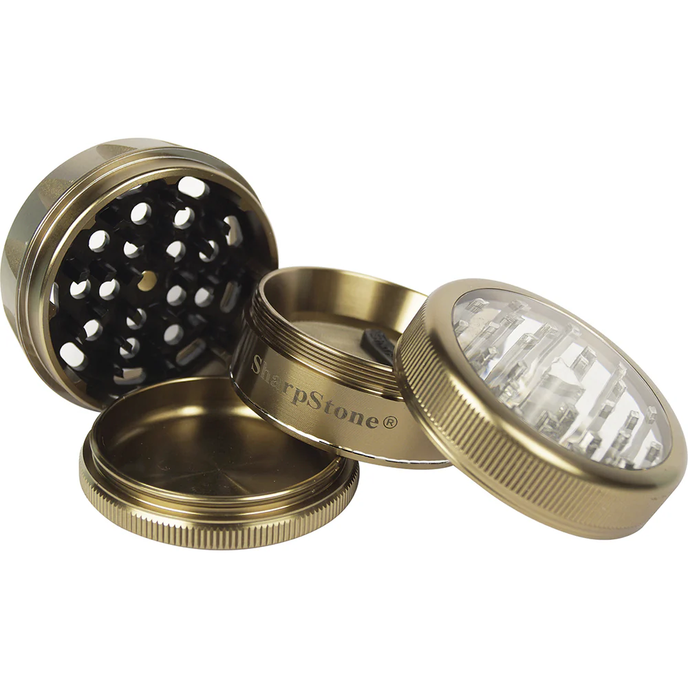SharpStone Clear Top 2.5" 4-Piece Grinder (Bronze) - Image 2