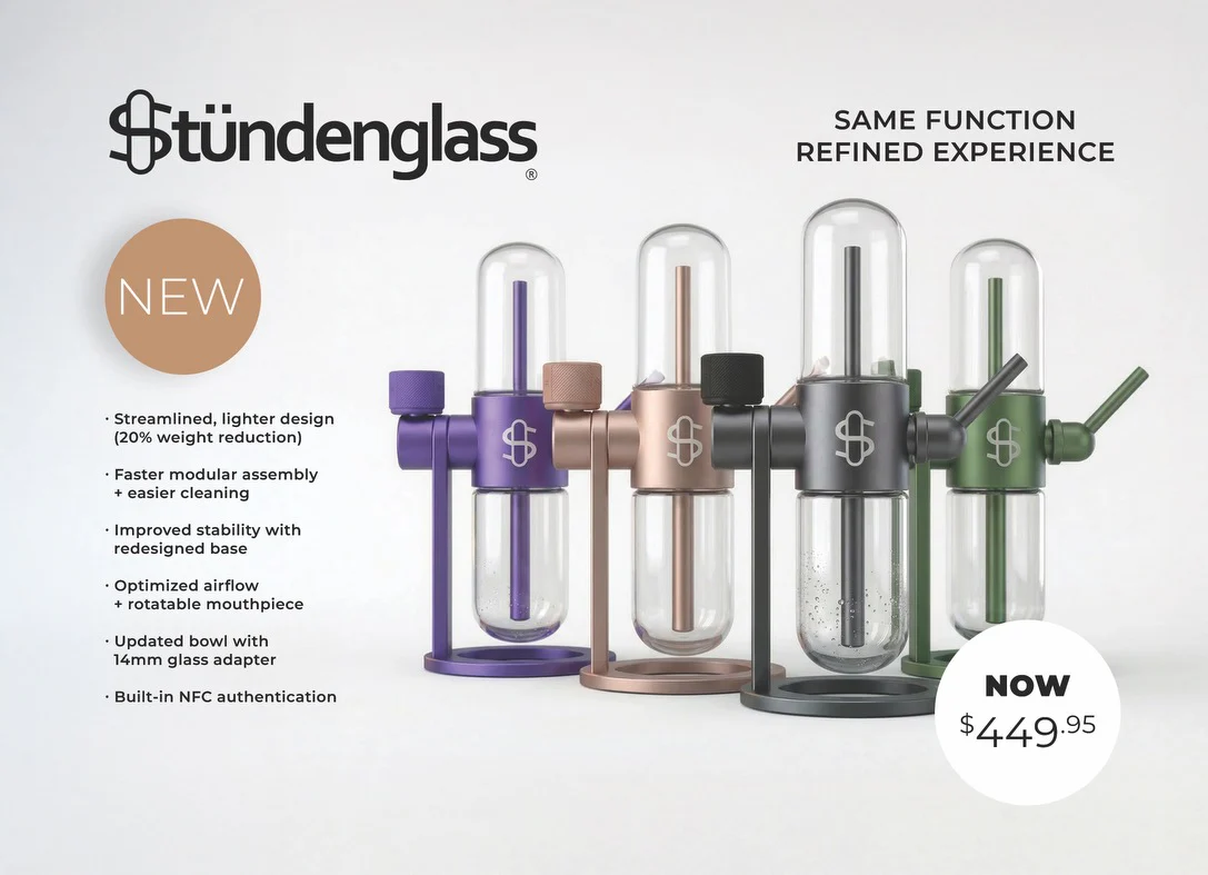 NEW Stündenglass Gravity Bong (Violet Purple) - Image 10