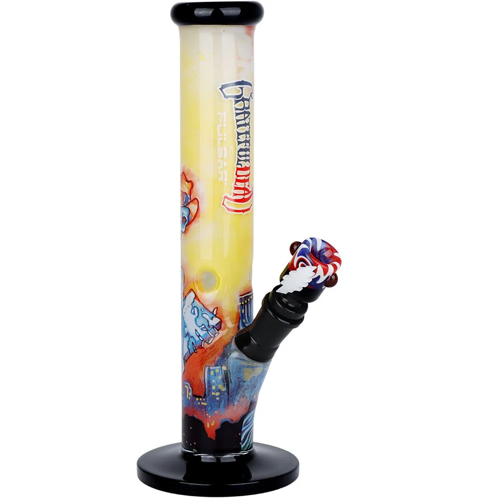The Grateful Dead x Pulsar Inside Print Straight Tube Glass Water Pipe - Image 2