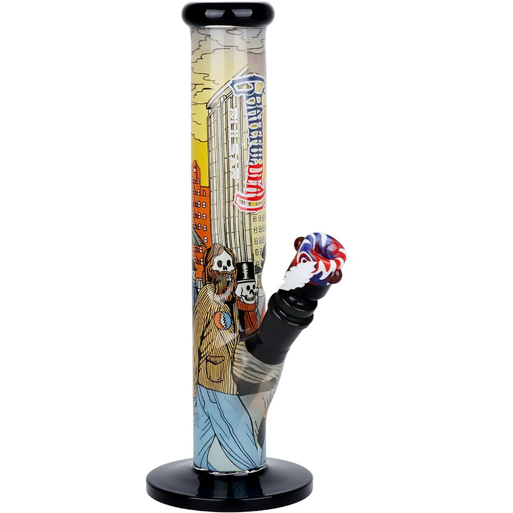 The Grateful Dead x Pulsar Inside Print Straight Tube Glass Water Pipe - Image 3