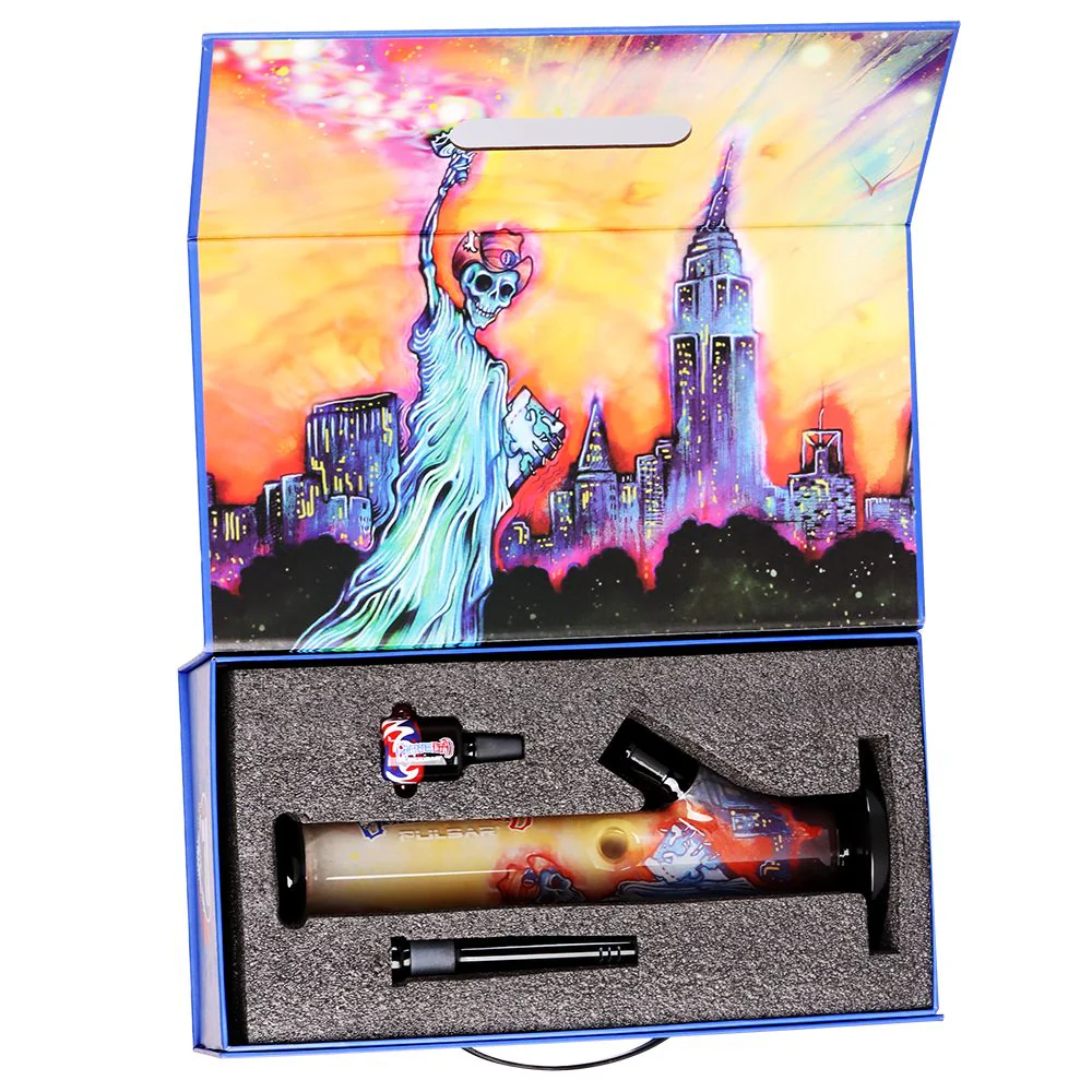 The Grateful Dead x Pulsar Inside Print Straight Tube Glass Water Pipe - Image 5