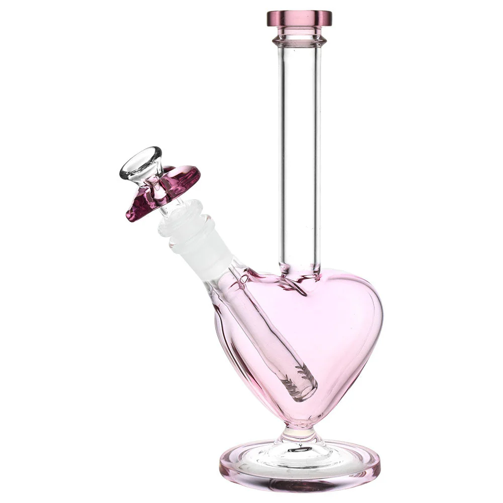 The Heart Grows Fonder Glass Water Pipe - Image 2
