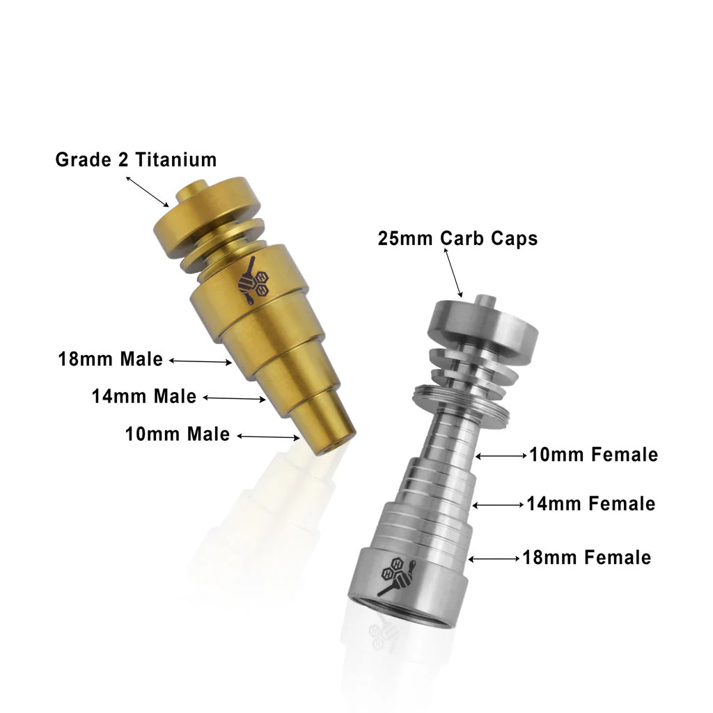 TITANIUM 6 IN 1 ORIGINAL DAB NAIL - Image 9
