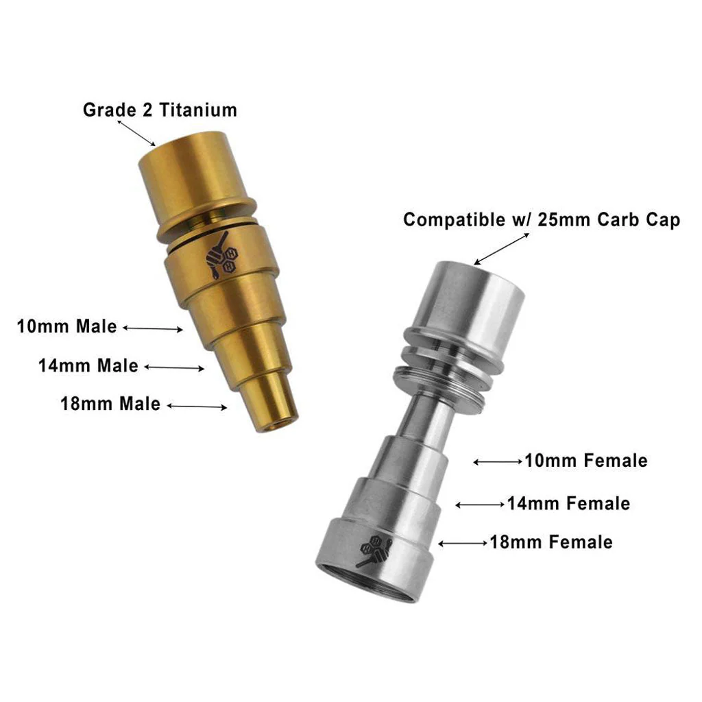 TITANIUM 6 IN 1 ORIGINAL ENAIL DAB NAIL - Image 20