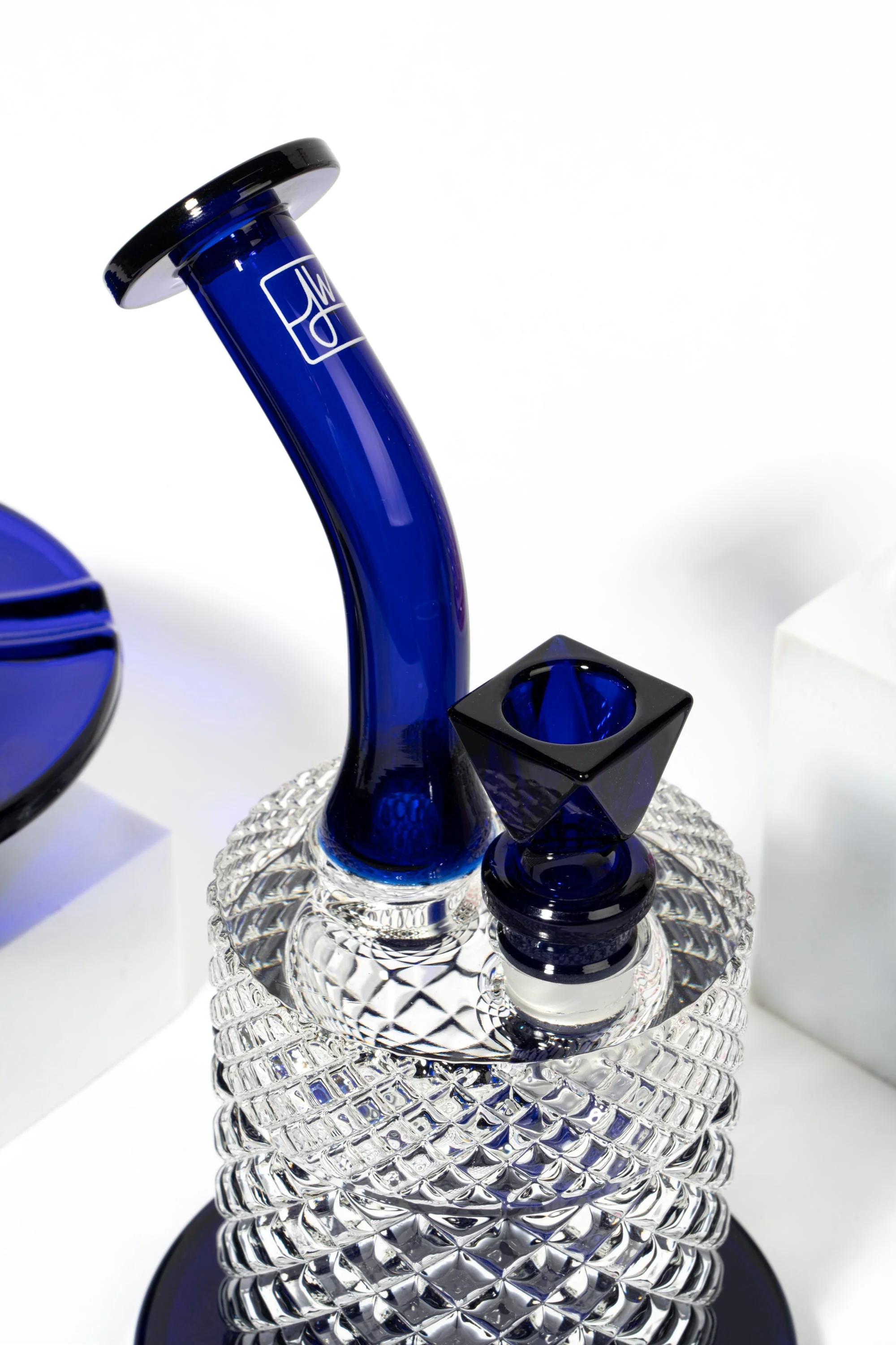 Twenties Collection Water Pipe | Cobalt - Image 6
