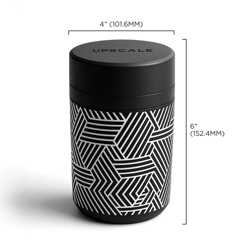 Upscale Storage Jar with built in Scale (Black/White) - Image 2