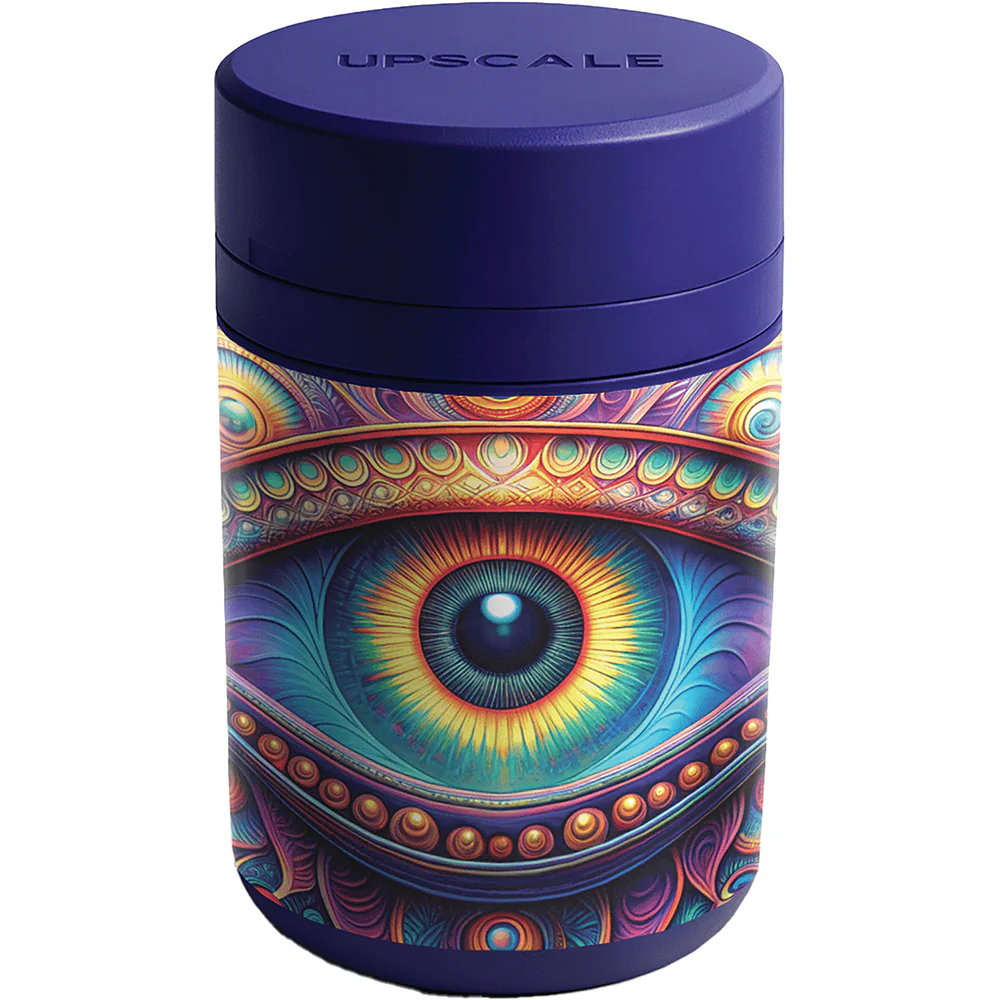 Upscale Storage Jar with built in Scale (Psychadelic Eye) - Image 2