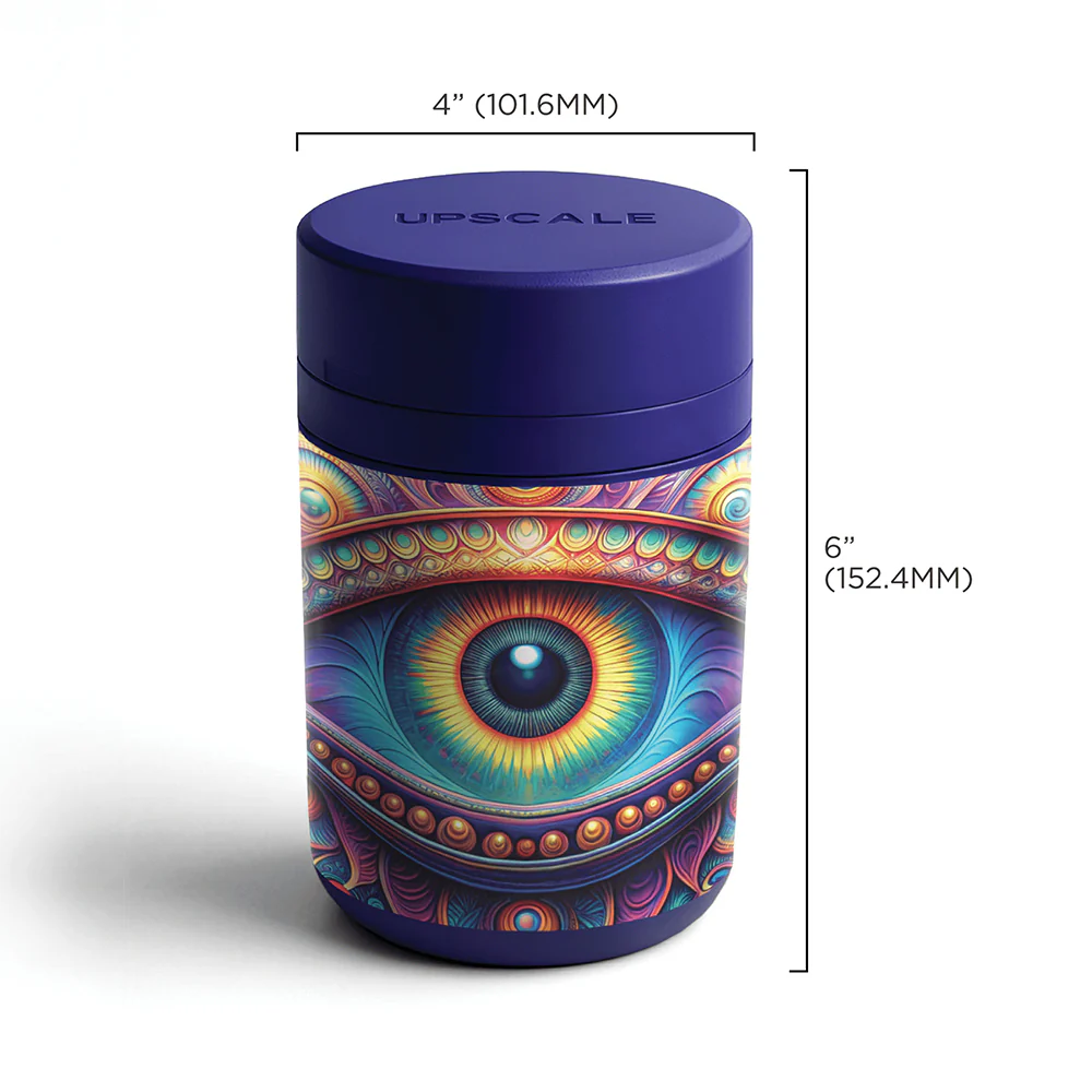 Upscale Storage Jar with built in Scale (Psychadelic Eye) - Image 5