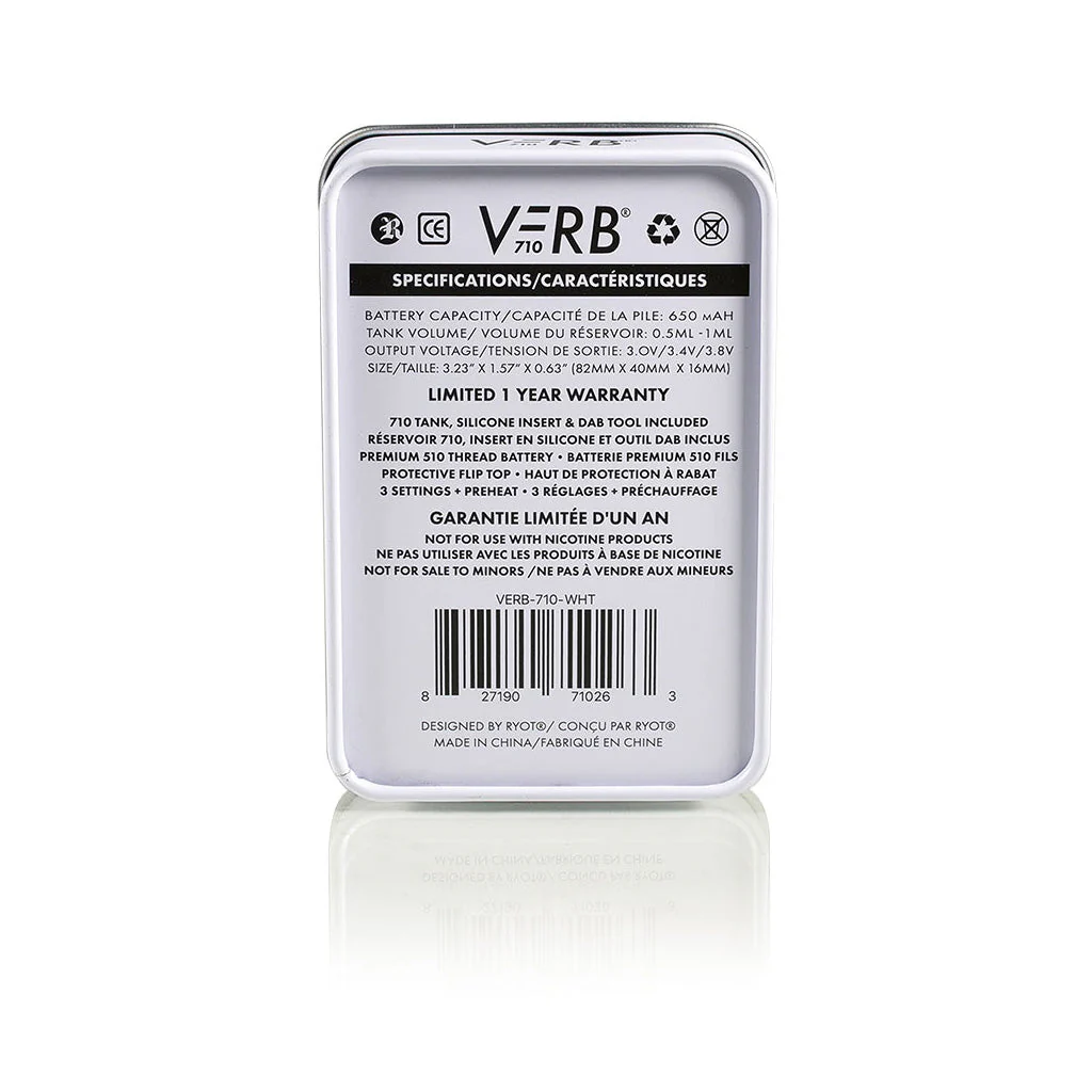 Verb 710 Flip Threaded Battery Concentrate Vaporizer - Image 27