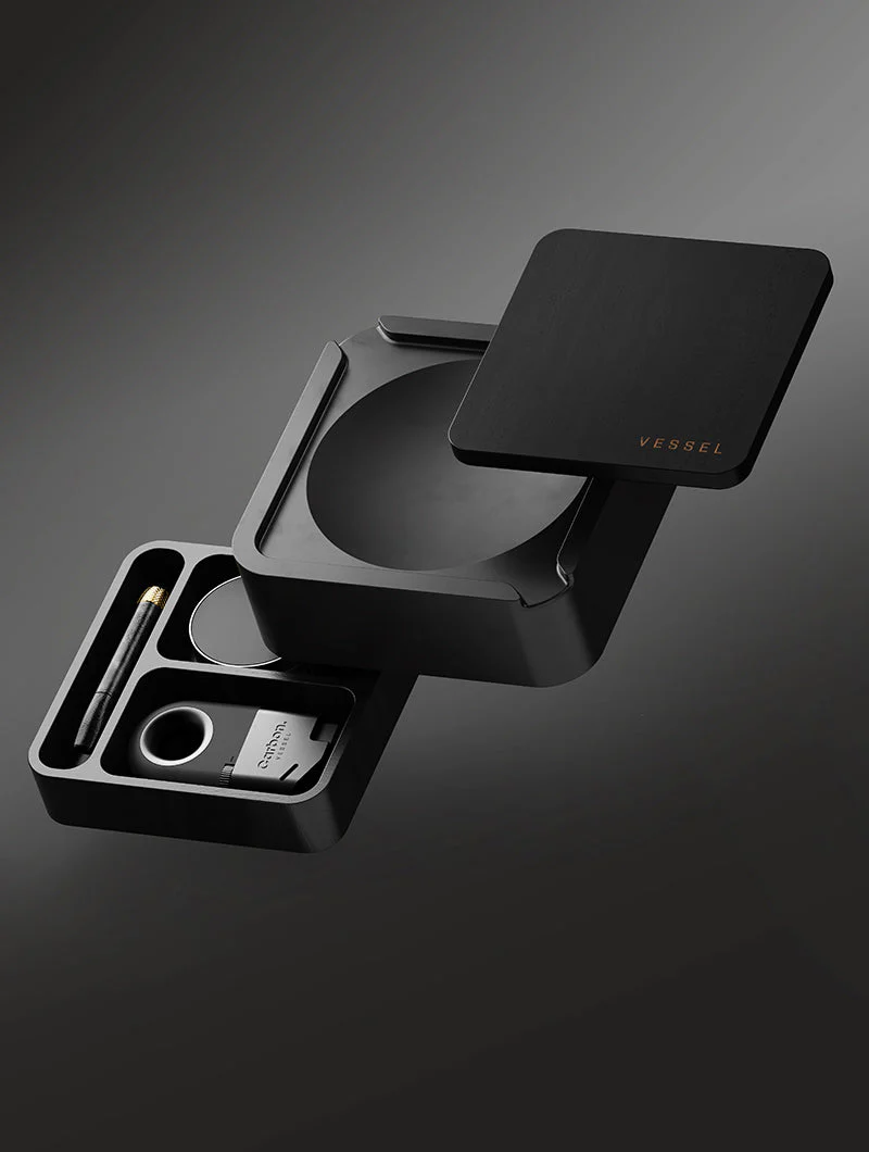Vessel Ash (Black) Ultimate Ashtray and Storage - Image 5