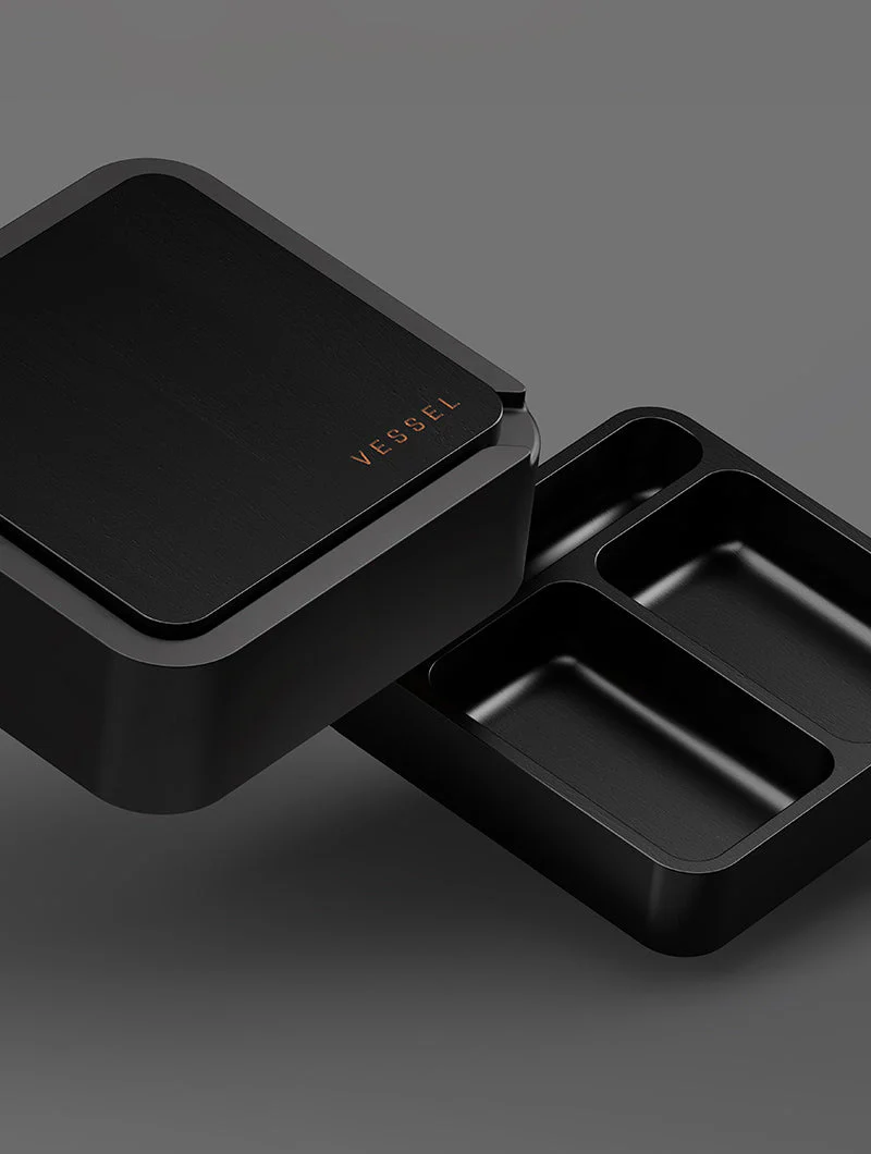 Vessel Ash (Black) Ultimate Ashtray and Storage - Image 6