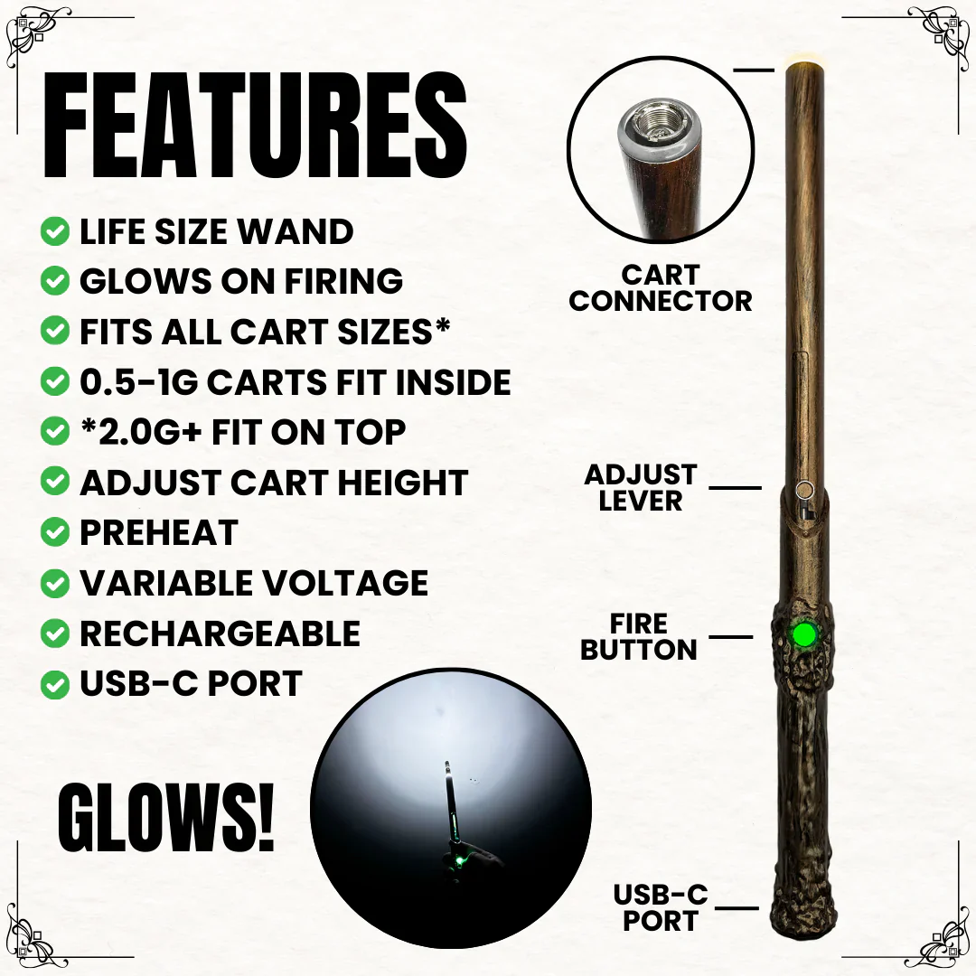 Wandjamin Cart Battery with LED Light & Slide to Hide Feature - Image 4