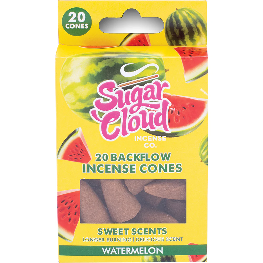 Watermelon Sugar Cloud Backflow Incense Cones (20 count)