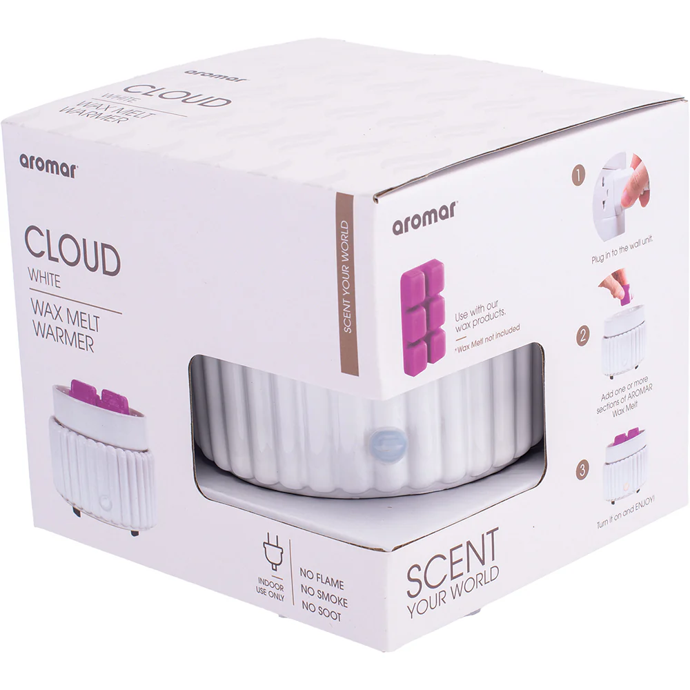 White Cloud Ceramic Wax Melt Warmer Electric - Image 3
