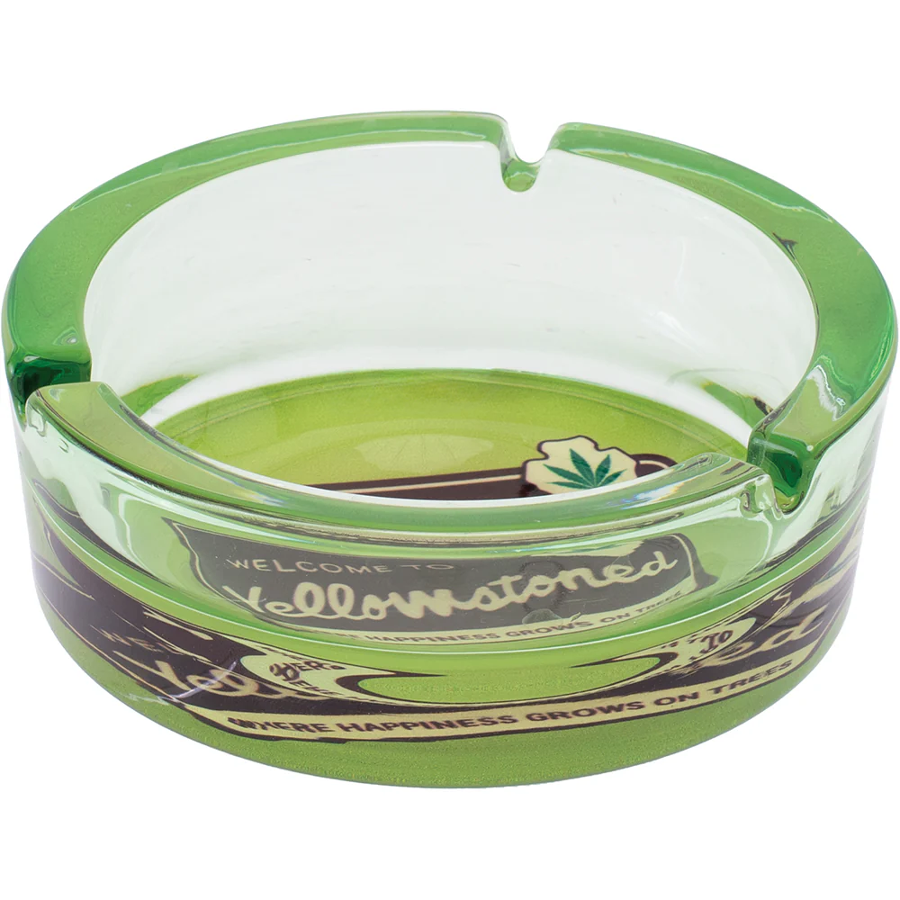 'YellowStoned' Glass AshTray - Image 2