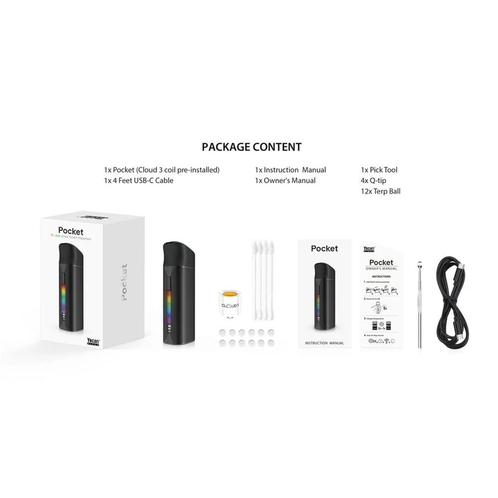 Yocan Black Pocket Concentrate Vaporizer - Image 12
