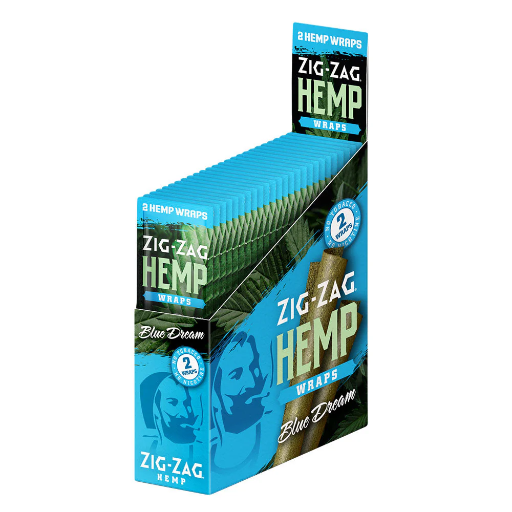 Zig Zag Hemp Wraps - 2pk 25pcs - Image 2