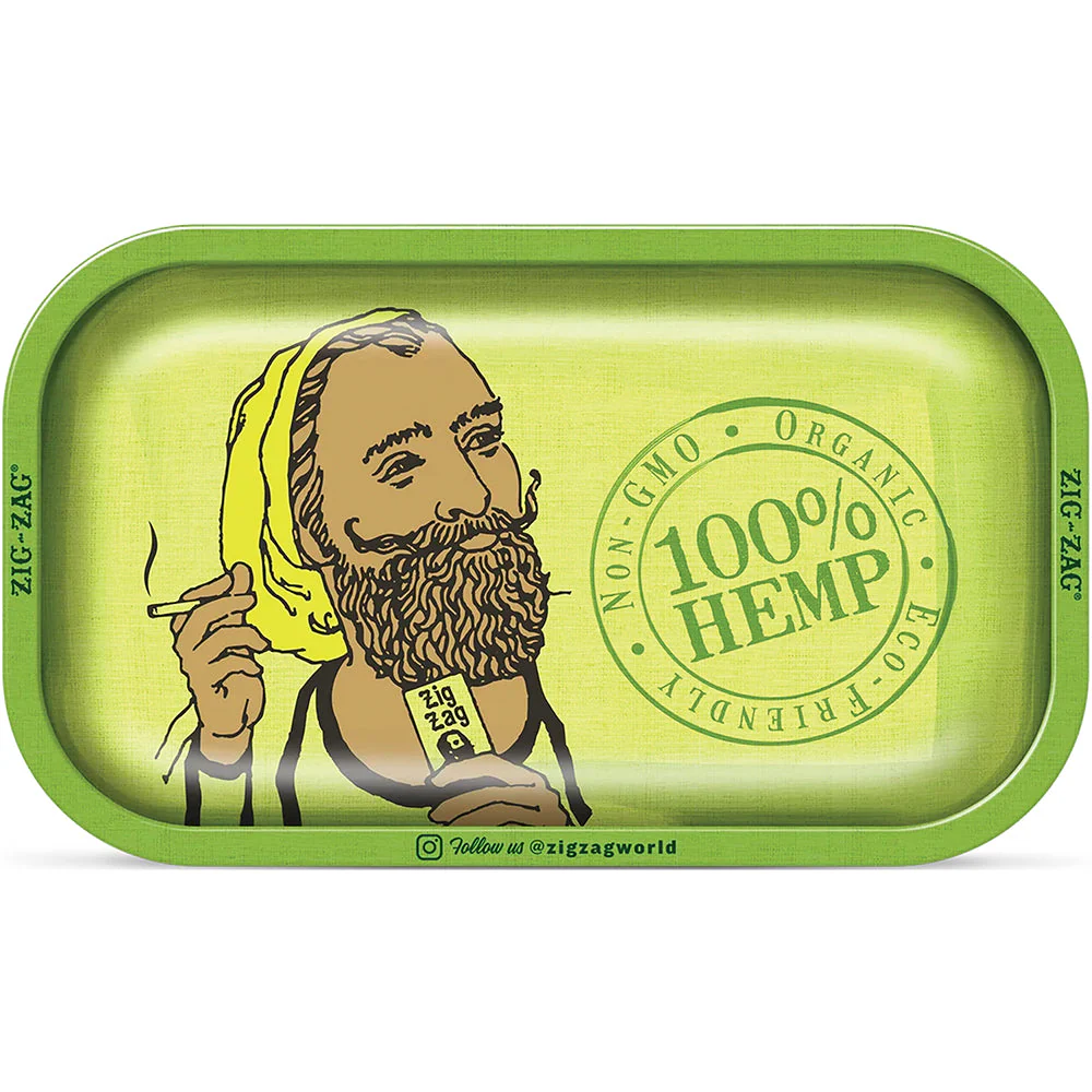 Zig-Zag Rolling Tray - Green