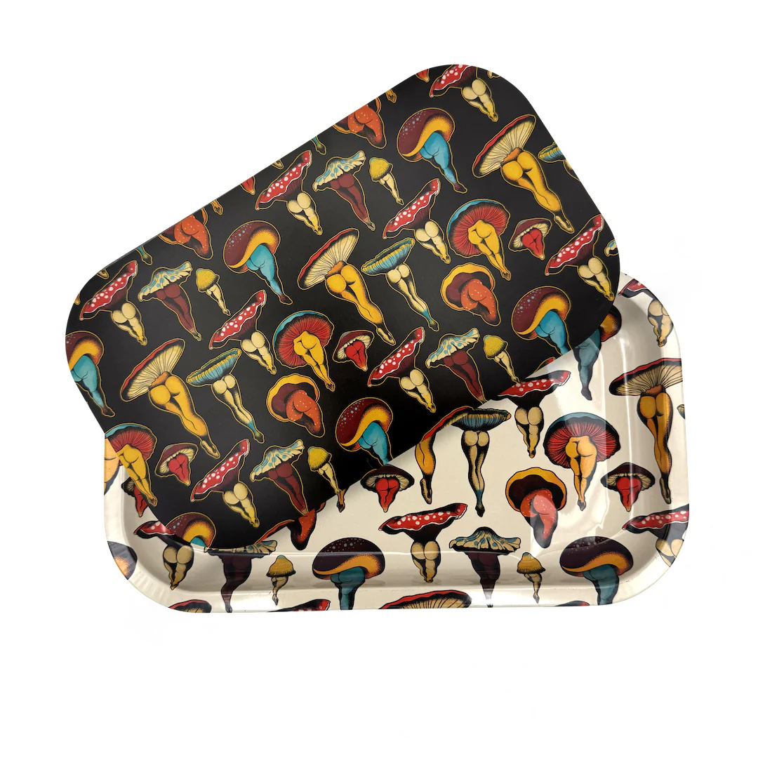 ZZZ's Large Rolling Tray (Shroom Booties)